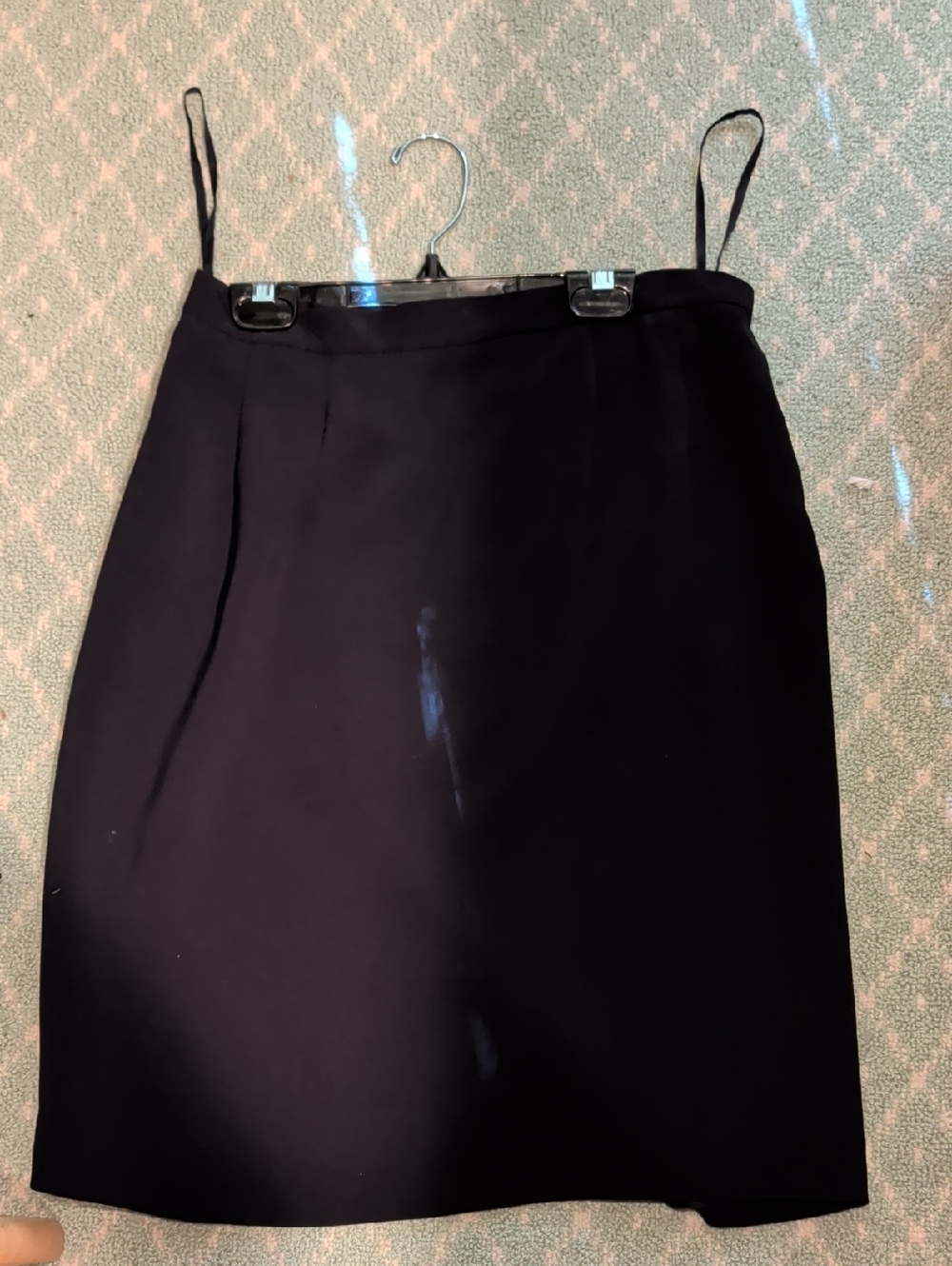 Classic Black Women's Pencil Skirt - Elegant Office Basic.